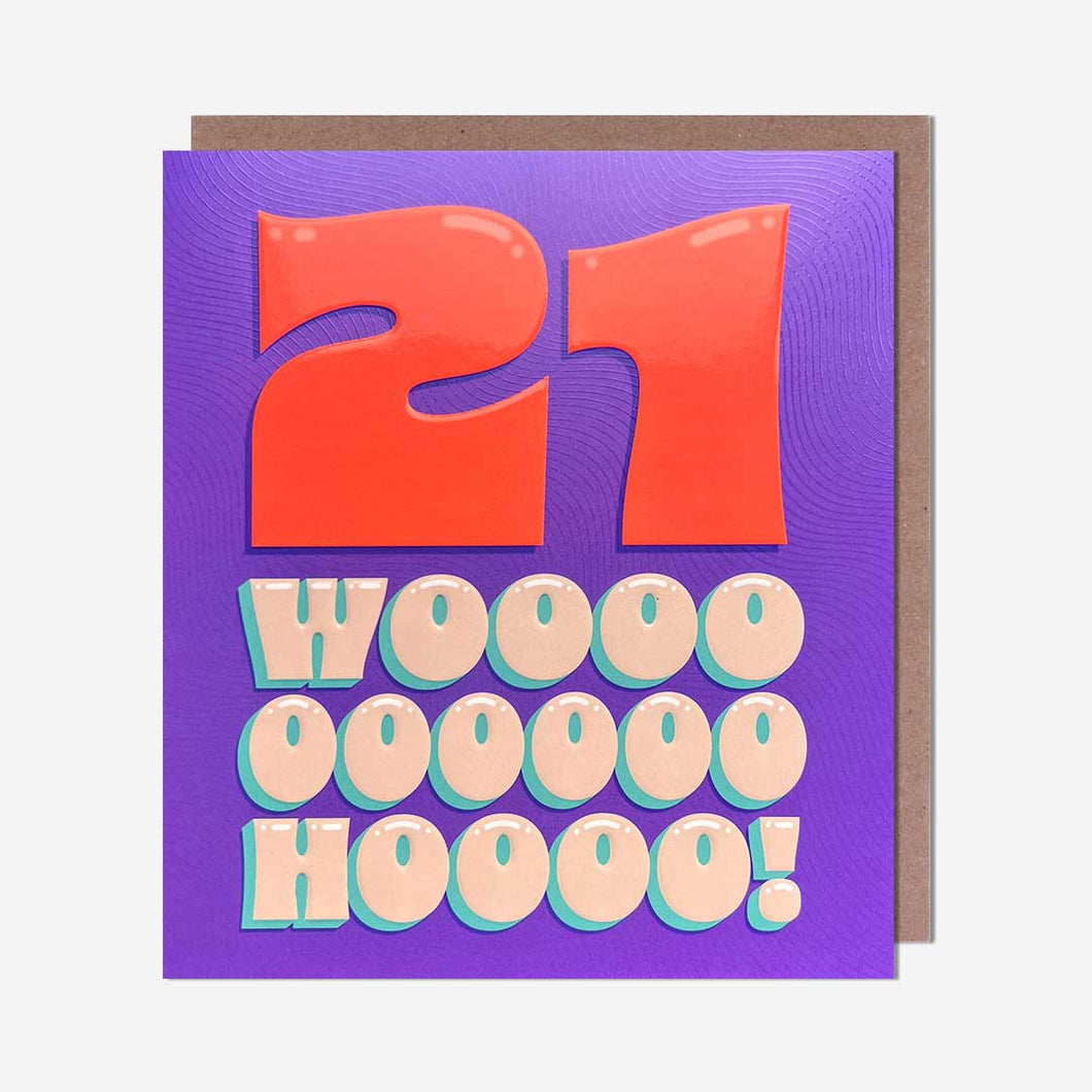 21 Wooo Birthday Card