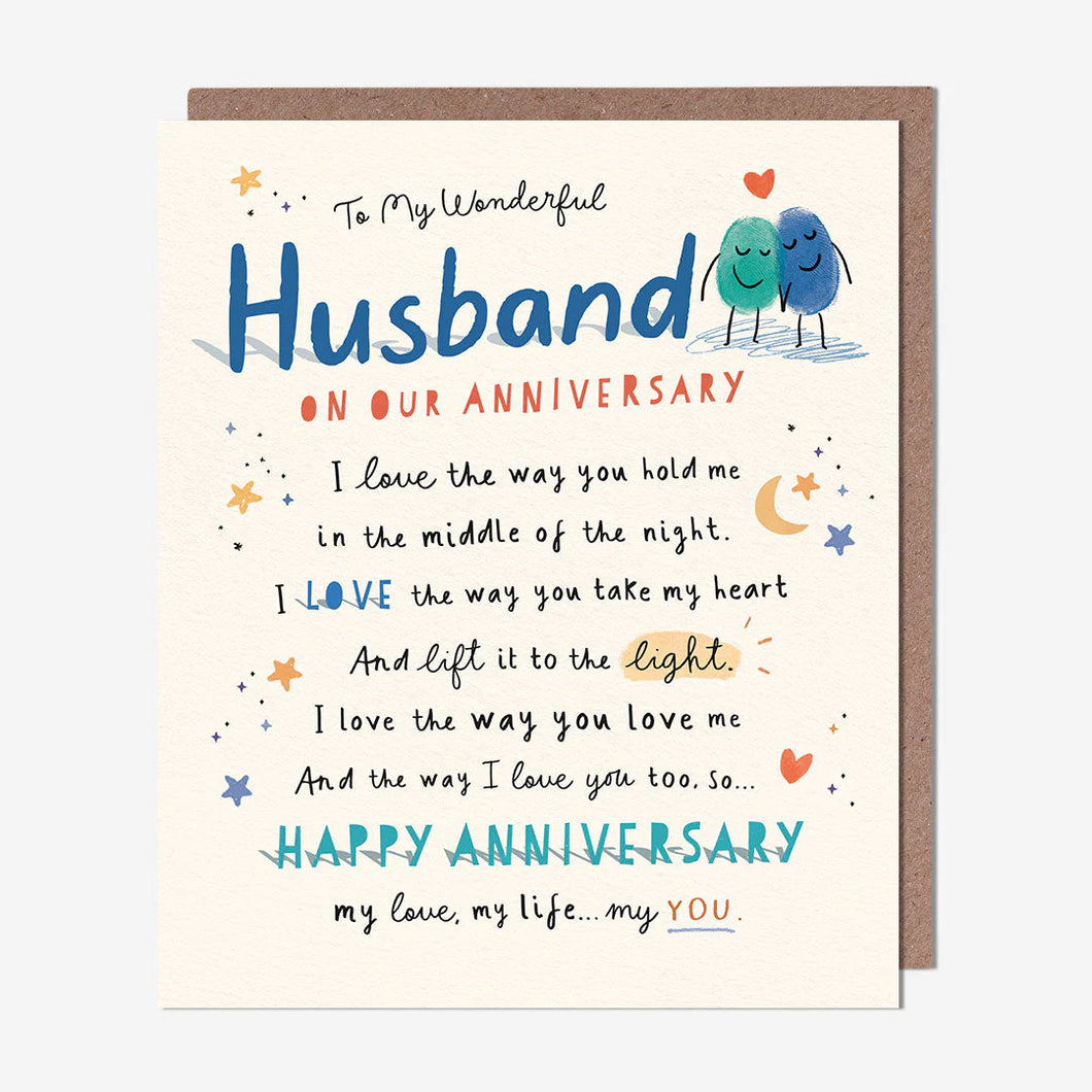 My Love My Life My You Husband Birthday Card