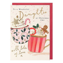 Load image into Gallery viewer, Daughter Hot Drink Christmas Card

