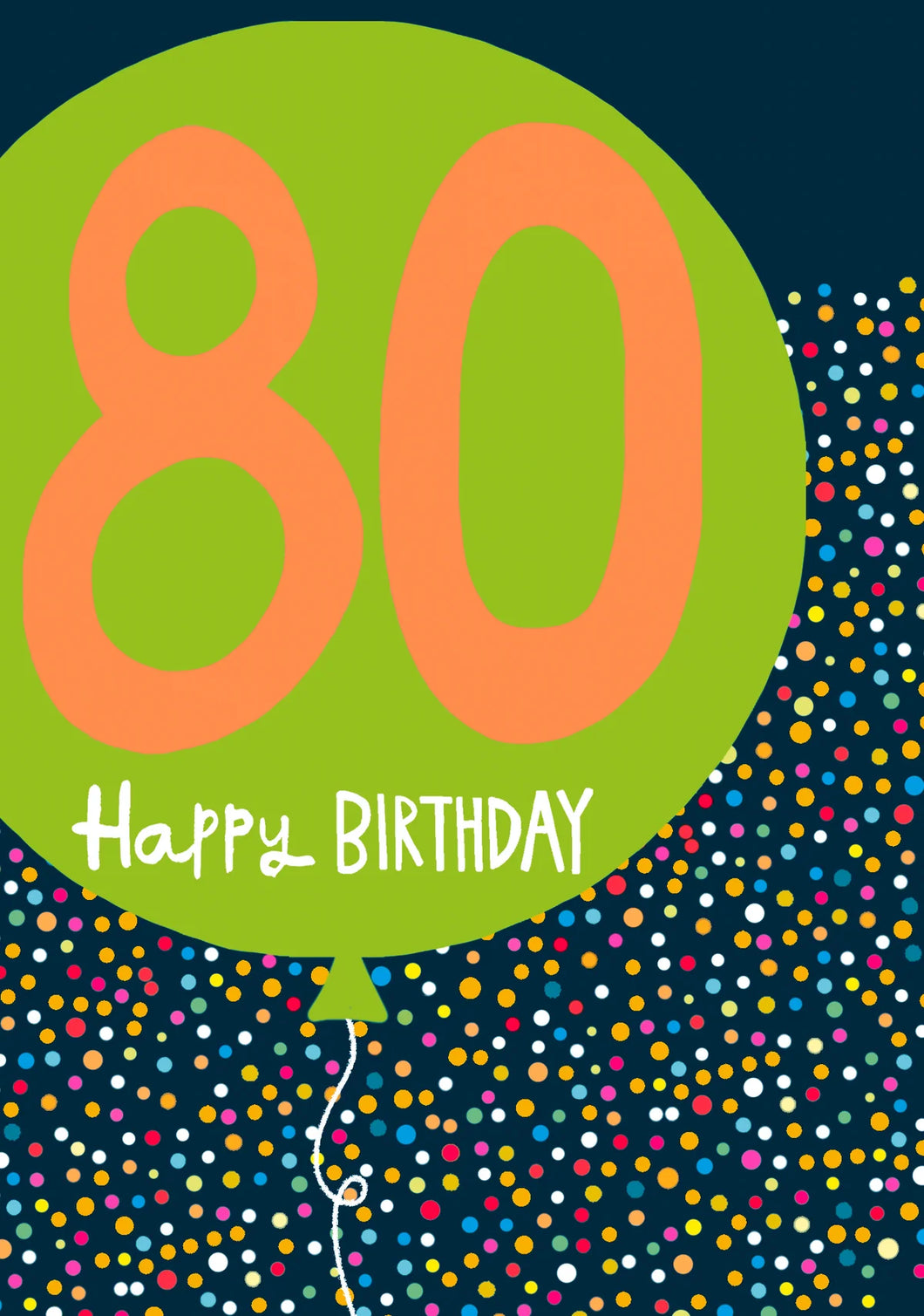 80th Birthday Card