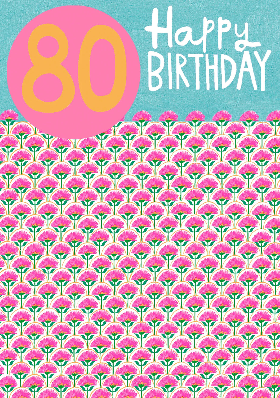 80th Birthday Card