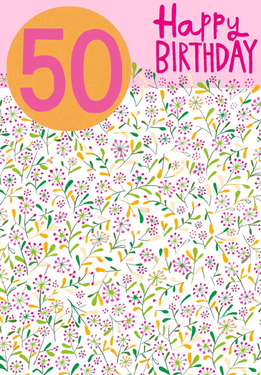 50th Birthday Card
