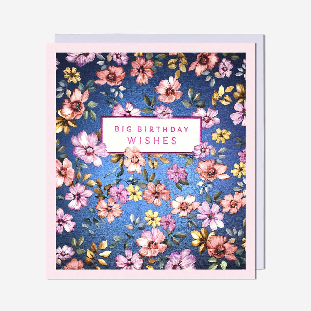 Floral Birthday Wishes Card