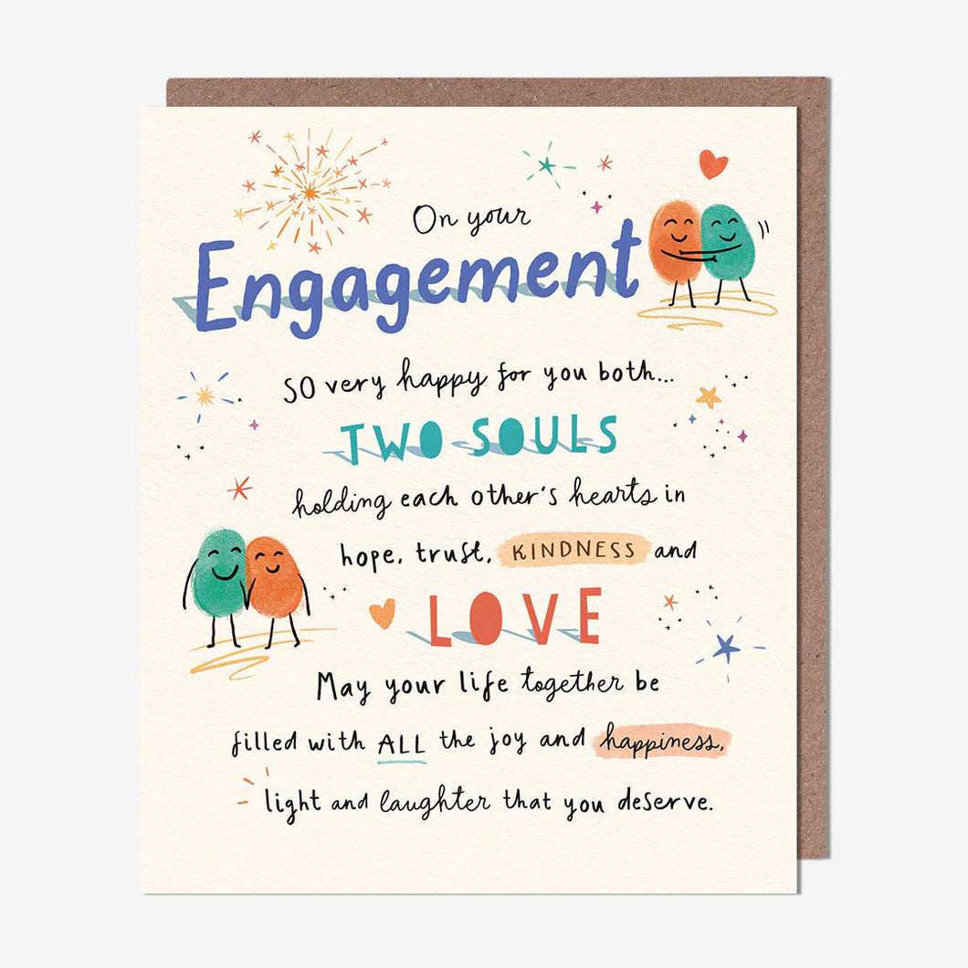 Engagement Two Souls Engagement Card