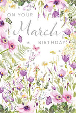 Load image into Gallery viewer, March Birthday Card
