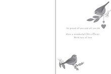 Load image into Gallery viewer, Robins in the Tree Special Daughter Christmas Card
