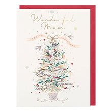 Load image into Gallery viewer, Decorated Xmas Tree Wonderful Mum Christmas Card
