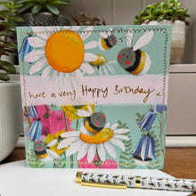 Load image into Gallery viewer, Sunny Bees Birthday Card
