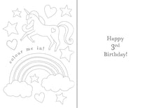 Load image into Gallery viewer, Unicorn 3rd Birthday Card
