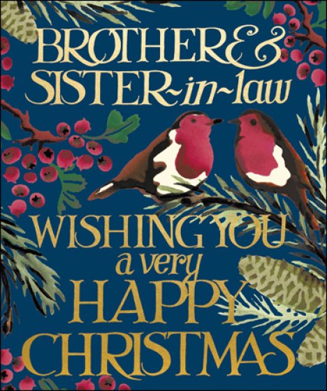 Brother & Sister-In-Law Christmas Card  By Emma Bridgewater