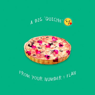 Big Quiche Blank Card