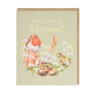 Robin Retirement Card by Wrendale Designs