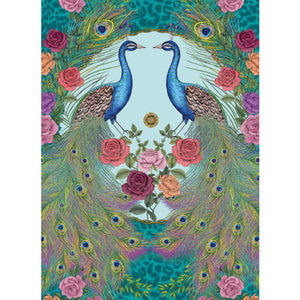 V&A Peacock Card