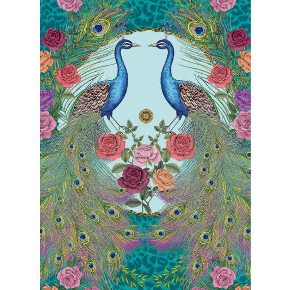 V&A Peacock Card