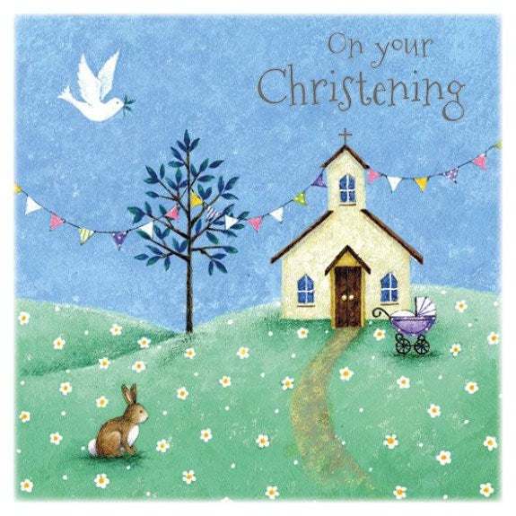 V&A Christening Card