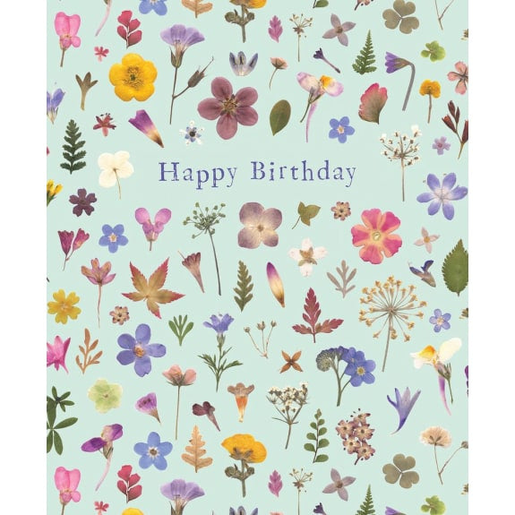 V&A Floral Birthday Card