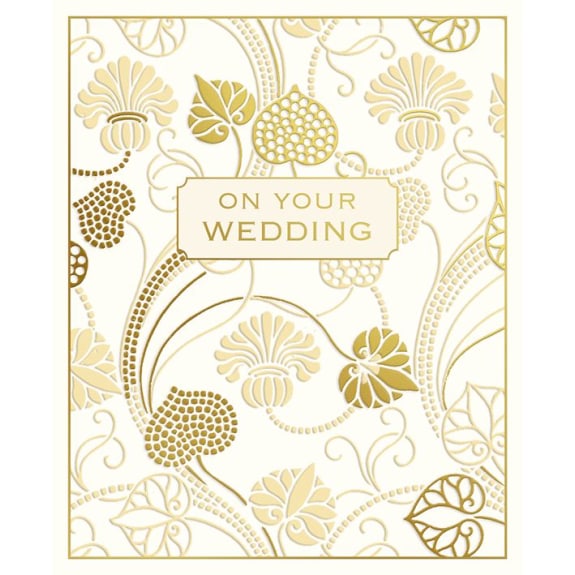 V&A Wedding Day Card