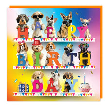 Load image into Gallery viewer, Happy Birthday Dog Lenticular 3D Card
