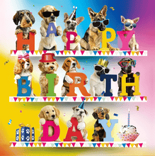 Load image into Gallery viewer, Happy Birthday Dog Lenticular 3D Card
