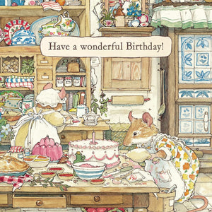 Brambly Hedge by Jill Berklem ‘ Picnic Preparations’ Birthday Card