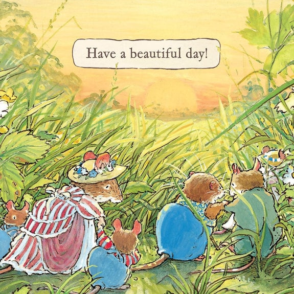 Brambly Hedge by Jill Berklem ‘ Sunset In The Meadow’ Birthday Card