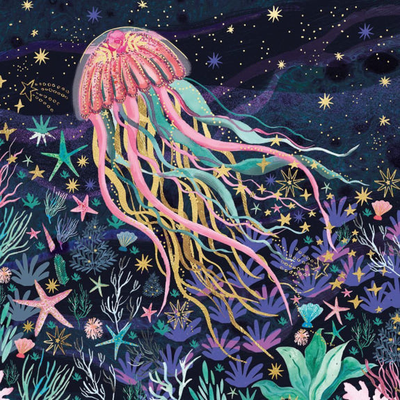 Jellyfish Blank Card