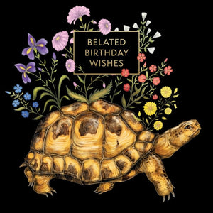 Tortoise Belated Birthday Card