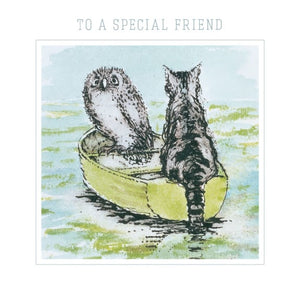 Owl & The Pussycat Special Friend Birthday Card