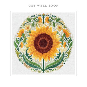 Sunflowers Get Well Soon  Card