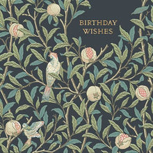 Load image into Gallery viewer, Morris &amp; Co  Birds And Pomegranate Birthday Card
