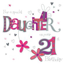 Daughter 21st Birthday Card