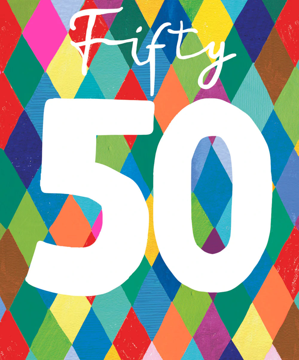 50th  Birthday Card