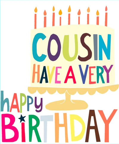 Cousin Birthday Card