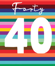 Load image into Gallery viewer, 40th Birthday Card
