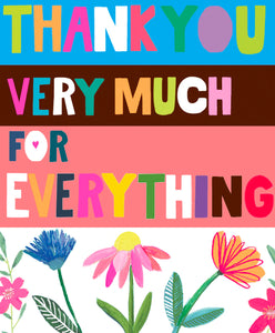 Thank You For Everything Card