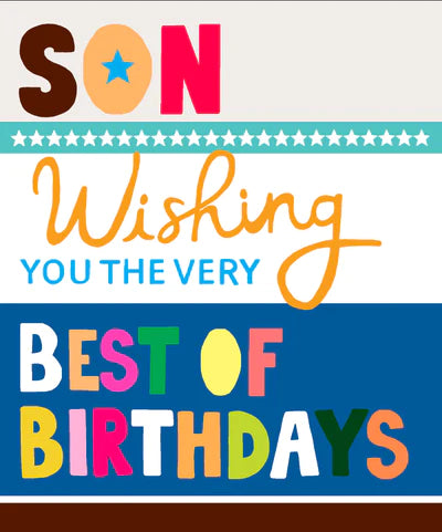 Son Birthday Card