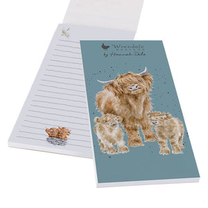 Highland Cow Shopping Pad by Wrendale Designs