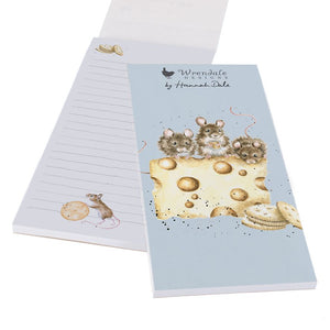 ‘Crackers about cheese ’ Mouse Shopping Pad by Wrendale Designs