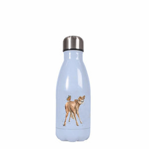 ‘Daisy Coo’ Highland Cow Small Water Bottle by  Wrendale Designs