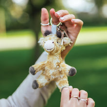 Load image into Gallery viewer, ‘Camilla’ Plush Character  Giraffe Keyring by Wrendale Designs
