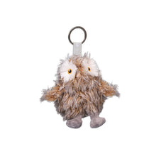 Load image into Gallery viewer, ‘Elvis’’ Plush Character Owl Keyring by Wrendale Designs
