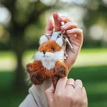 Load image into Gallery viewer, ‘Autumn’ Plush Character Fox  Keyring by Wrendale Designs
