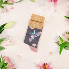 Load image into Gallery viewer, Hummingbird Super Soft Bamboo Socks by Wrendale Designs
