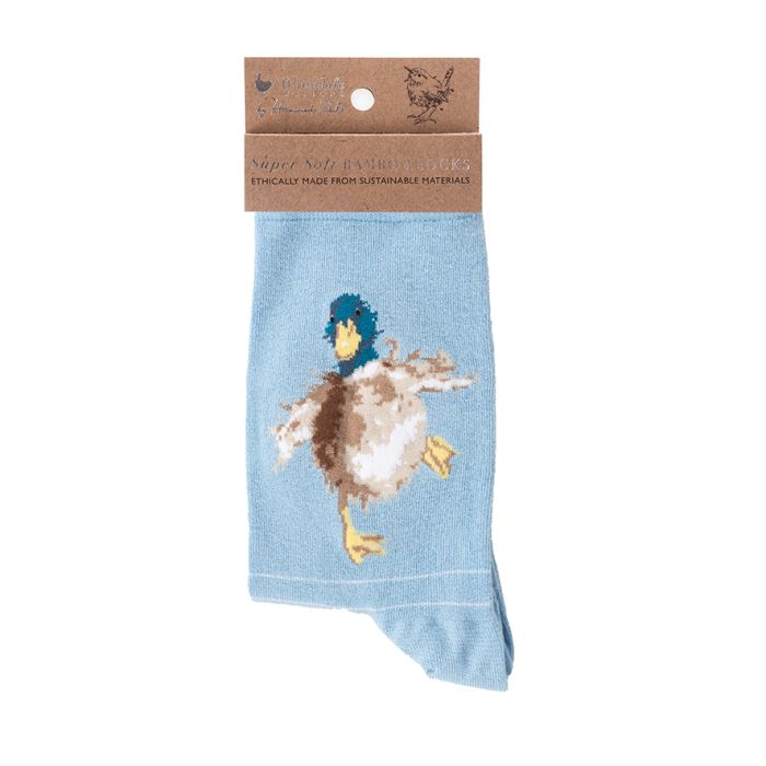 Duck Super Soft Bamboo Socks by Wrendale Designs