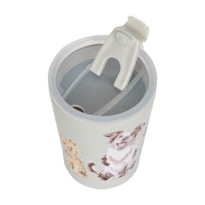 ‘  A Dog’s  Life’ Dog Thermal Travel Mug by Wrendale Designs