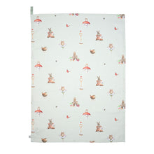 Load image into Gallery viewer, ‘Garden Friends ‘ Rabbit Tea Towel by Wrendale Designs
