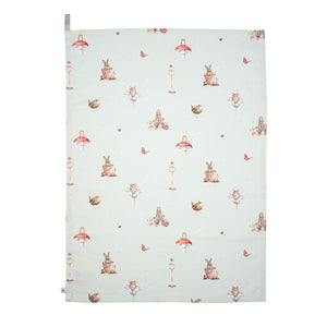 ‘Garden Friends ‘ Rabbit Tea Towel by Wrendale Designs