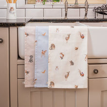 Load image into Gallery viewer, ‘ Farmyard Friends ‘  Tea Towel by Wrendale Designs
