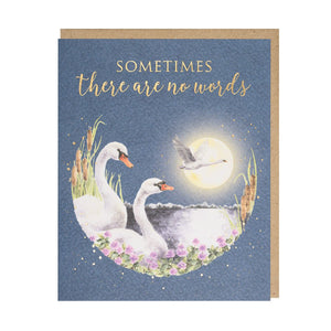 Wrendale Swan Sympathy Card