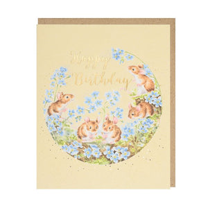 Wrendale Mouse Birthday Card